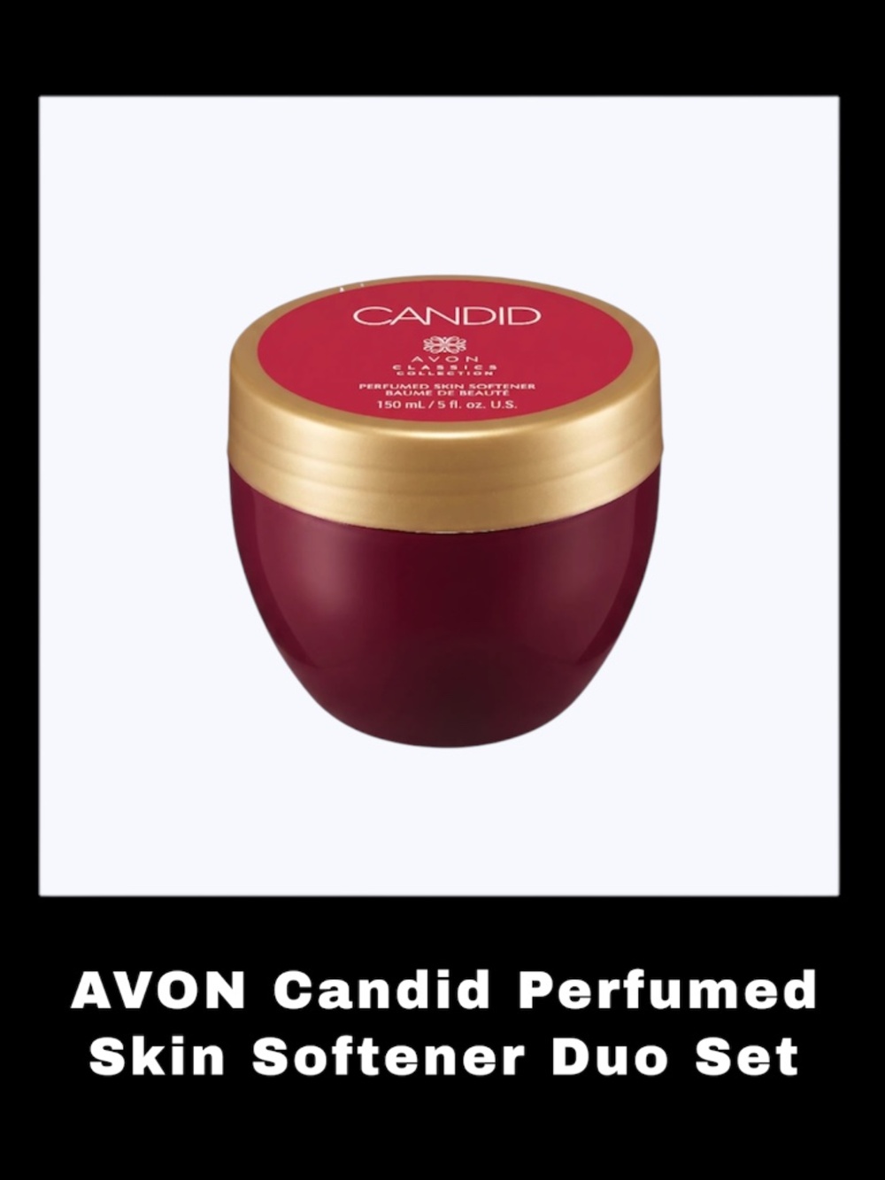 AVON Candid 5.0 Fluid Ounces Perfumed Skin Softener